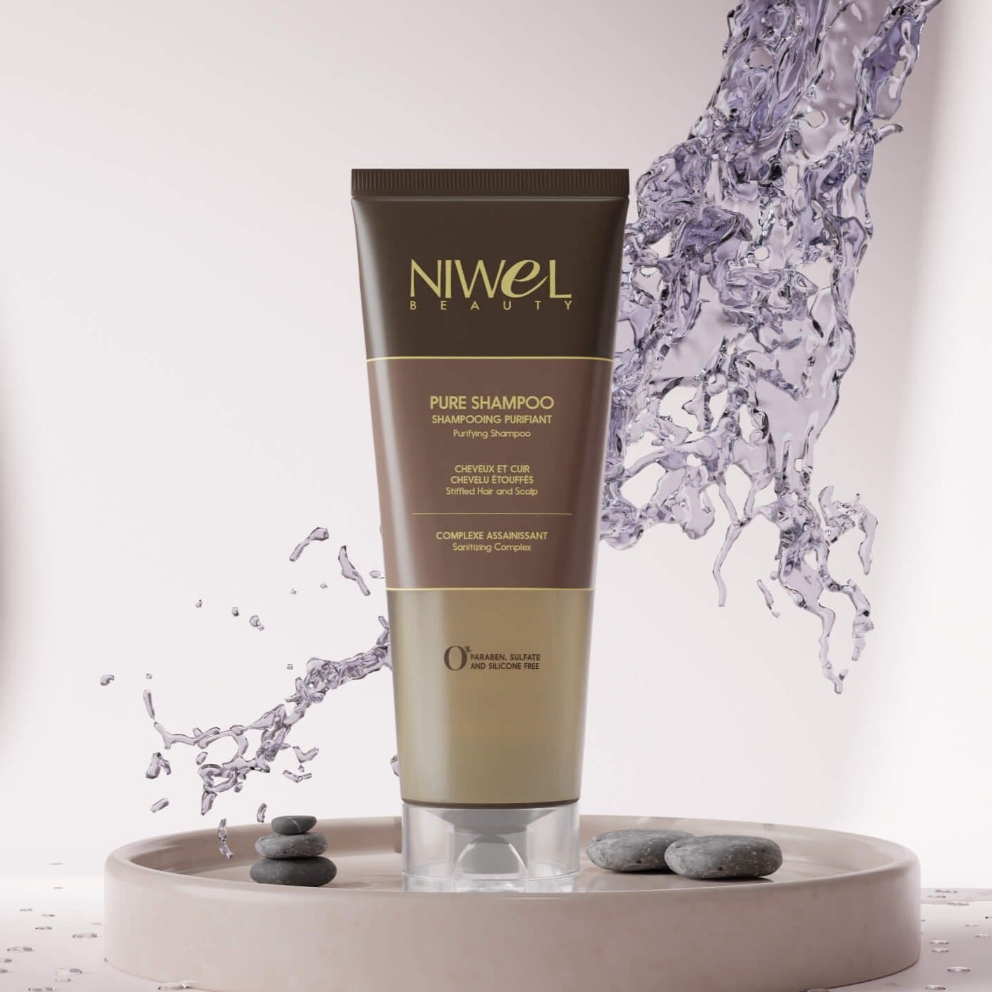 Shampooing détoxifiant pour les cheveux texturés