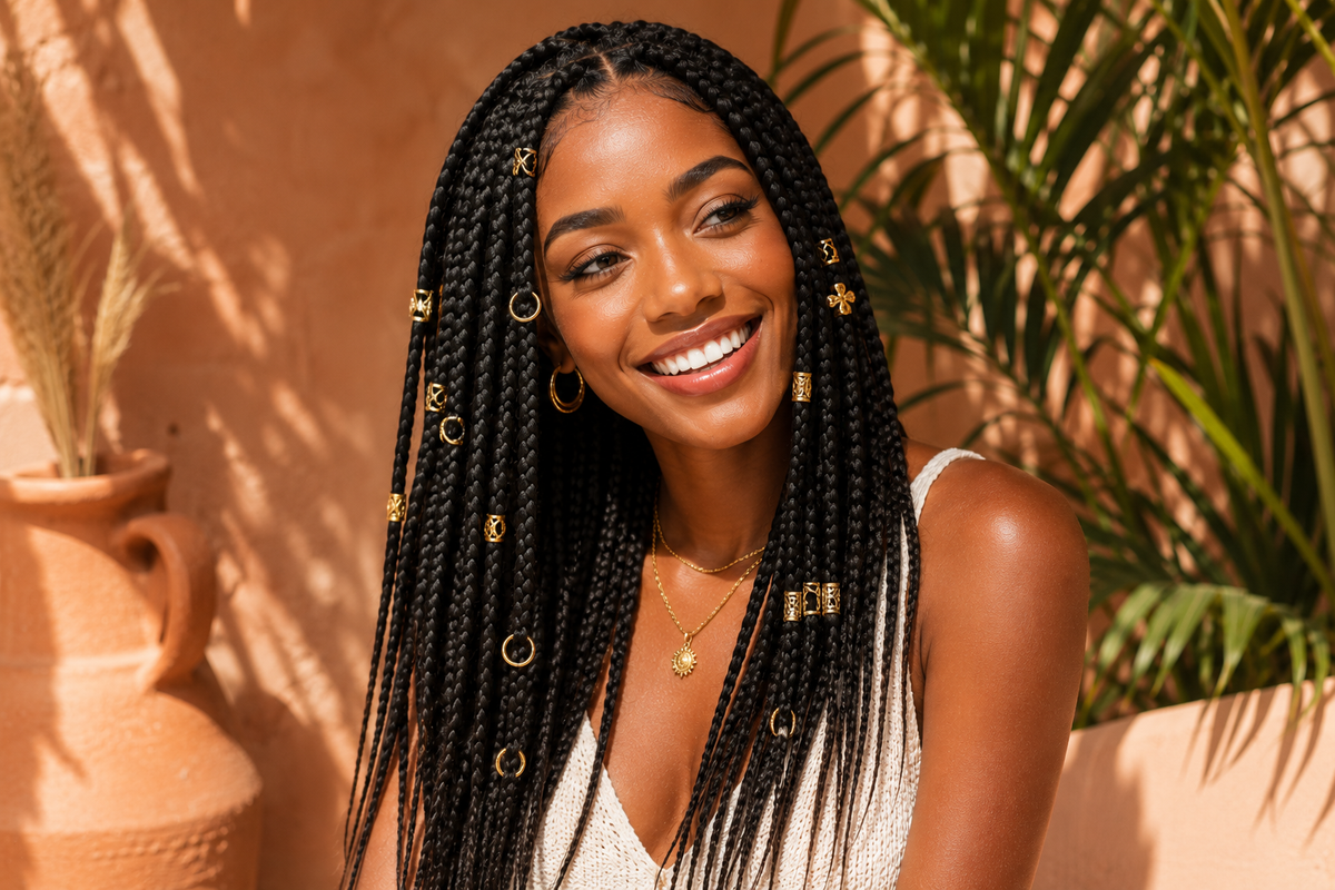 Enhance your braids with jewelry!