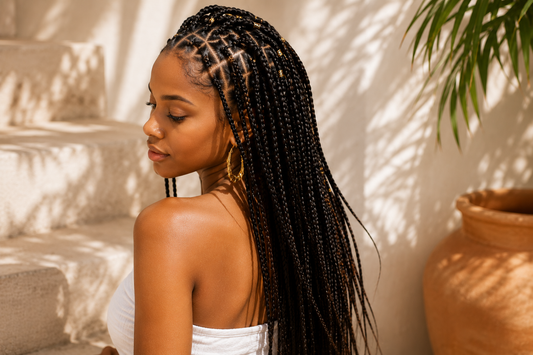 Les tresses au fil, la coiffure protectrice idéale pour la pousse des cheveux