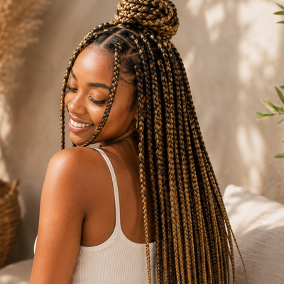 BOX BRAIDS: 5 HAIRDRESSING IDEAS WITH VANILLA BRAIDS