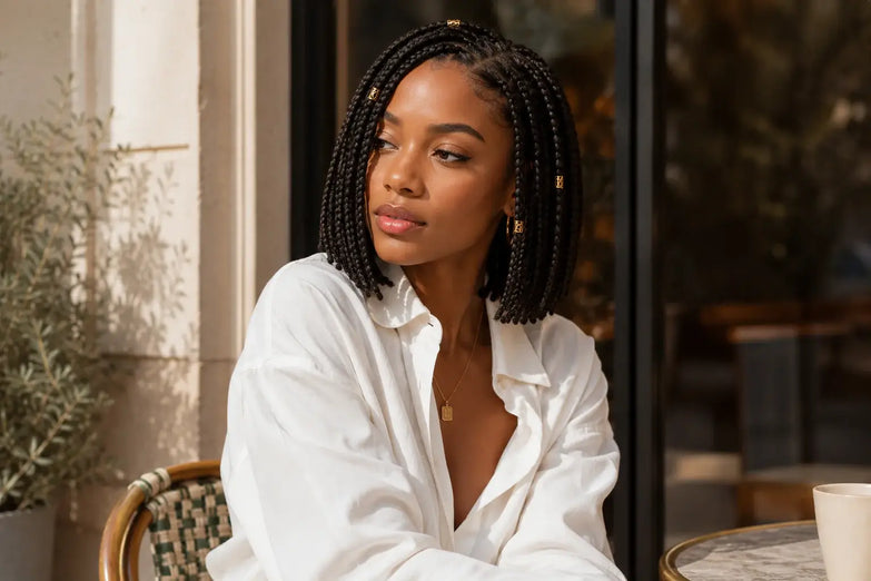 ADOPTEZ LE BOB BRAIDS, CE CARRÉ STYLISÉ !