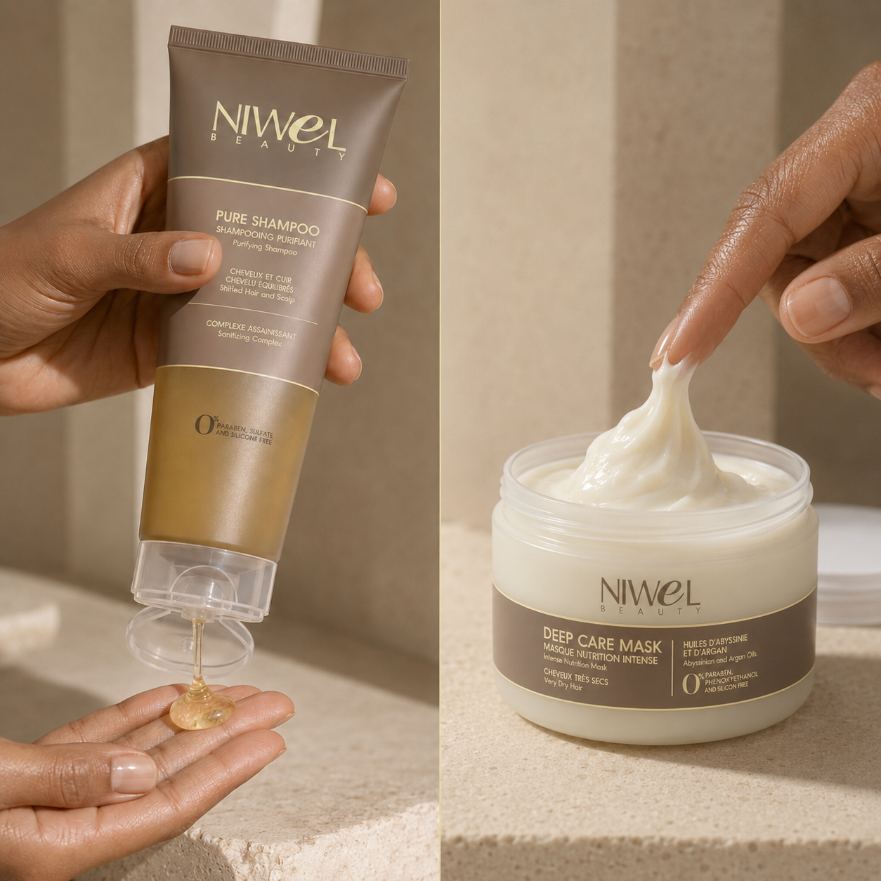 Duo reset capillaire: Shampoing détox capillaire & masque nourrissant