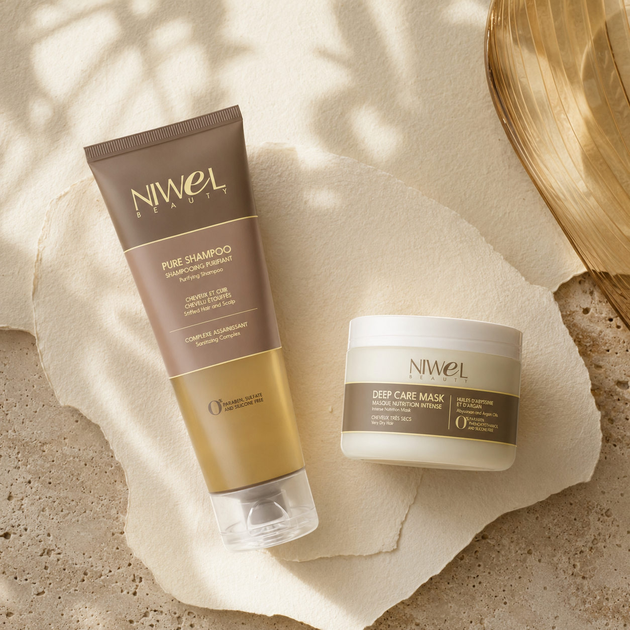 shampoing détoxifiant et masque nutrition intense