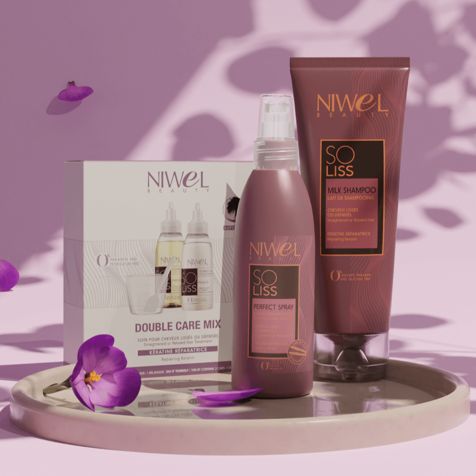 rituel cheveux lissés à base de kératine  
