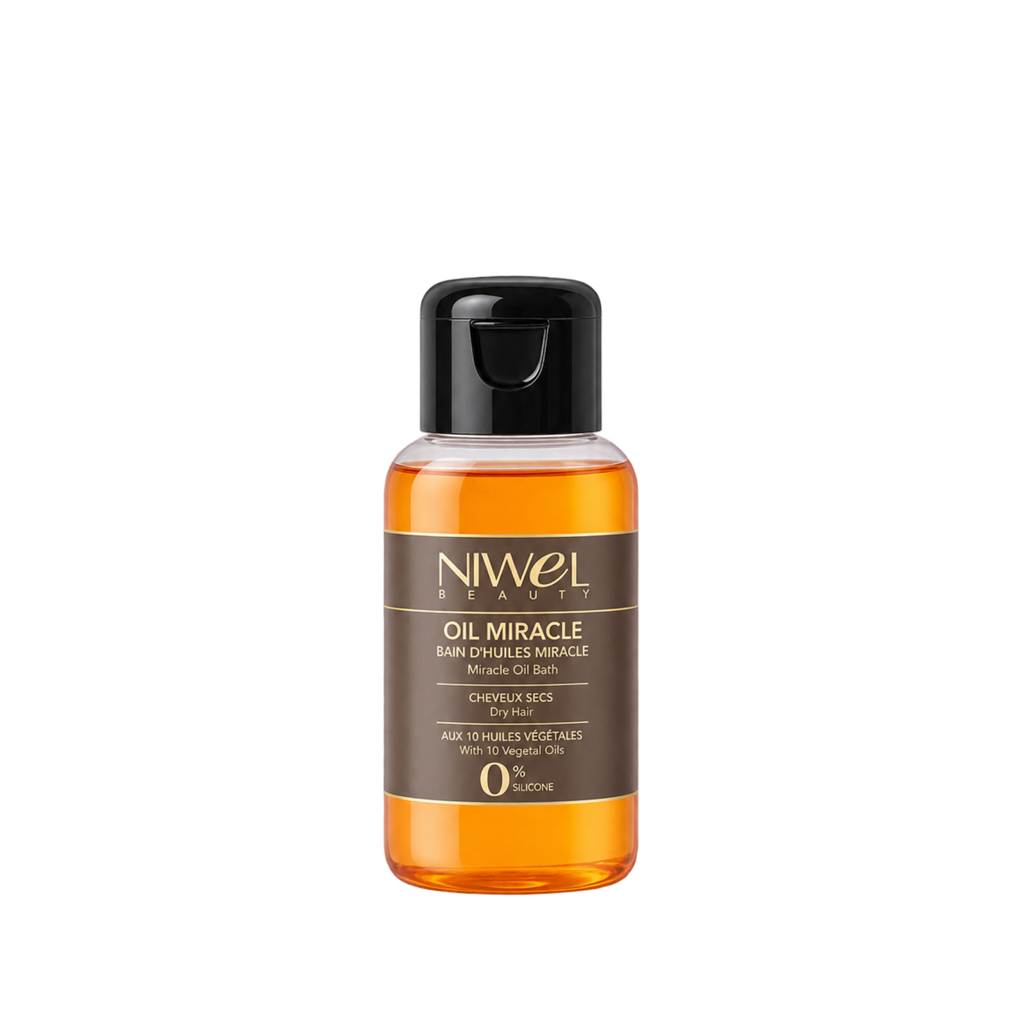 huile nourrissante format voyage fond transparent