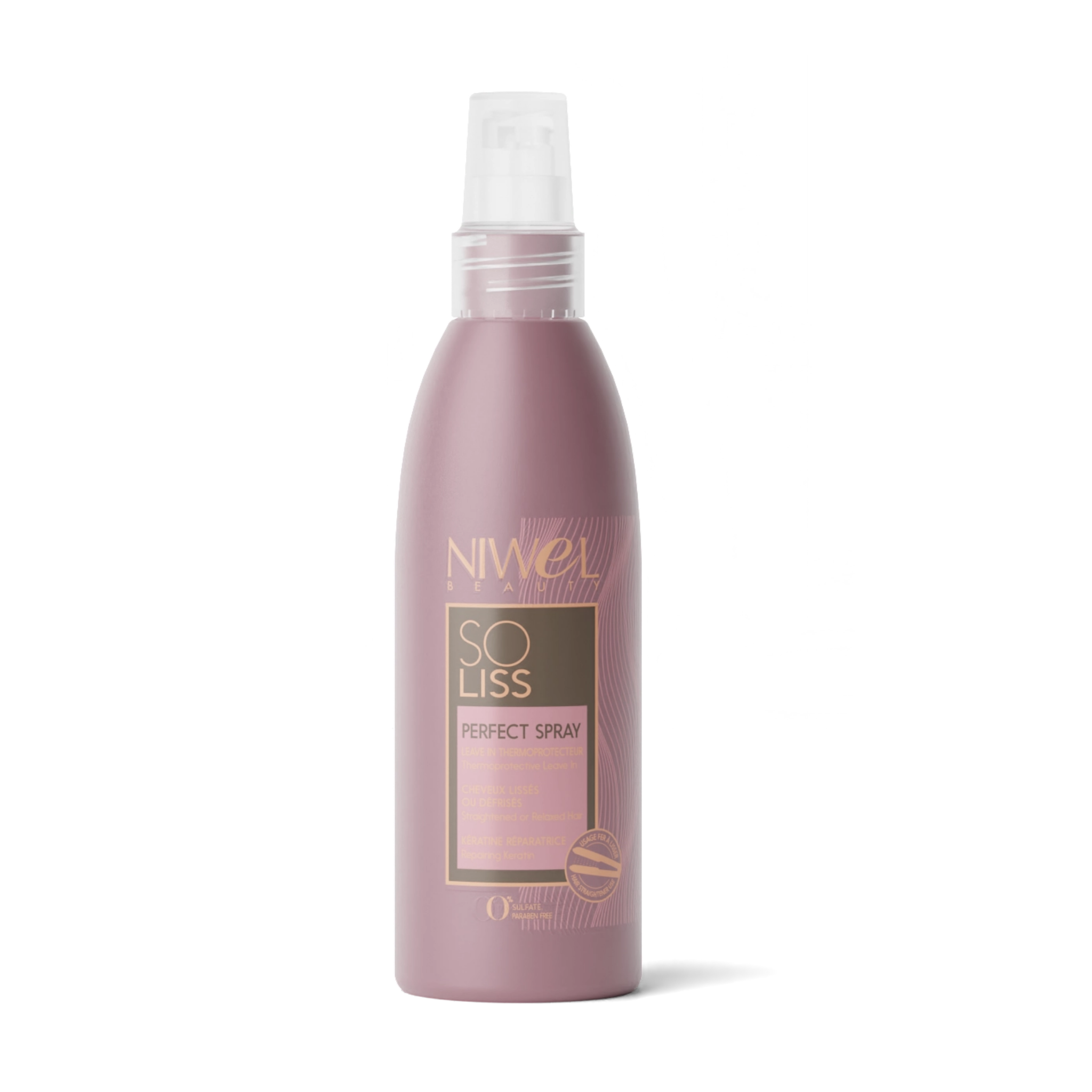 Spray protecteur de chaleur pour tous types de cheveux