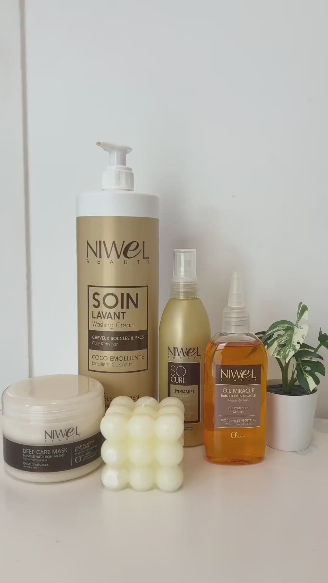 Soin lavant cheveux bouclés format 1 litre