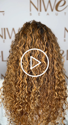 Cheveux bouclés hydrater 