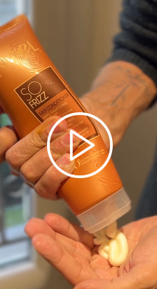 Après shampoing nourrissant pour les cheveux frisés 