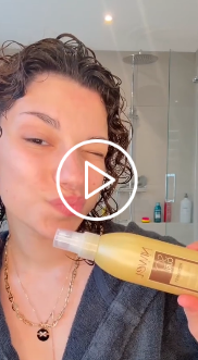 Cheveux ondules spray hydratant